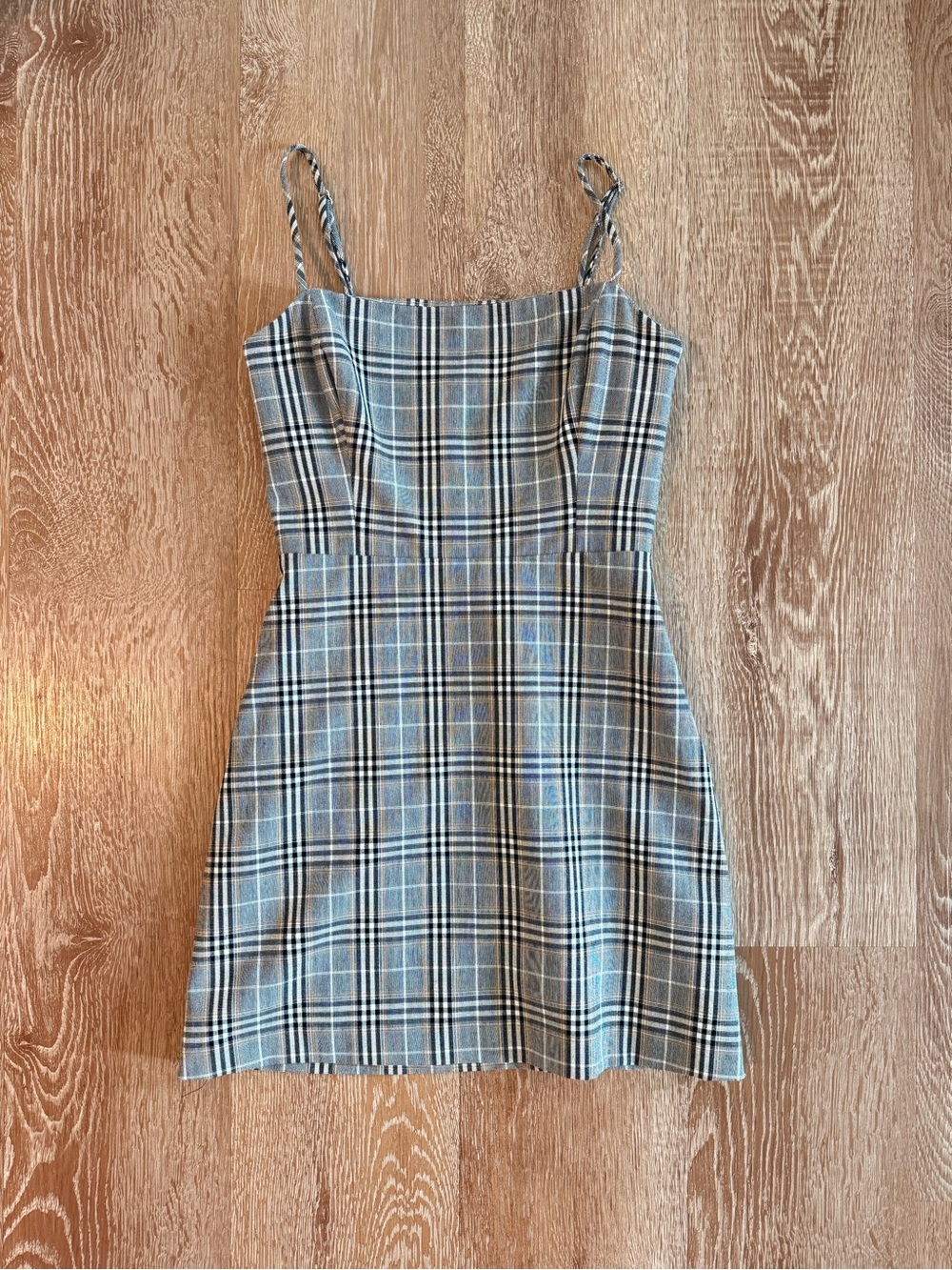 Aritzia Wilfred mini plaid dress 
Size XXS